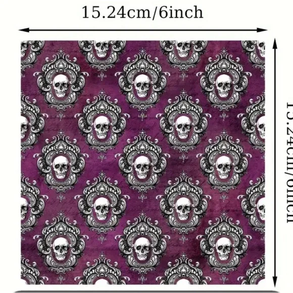 (3 for $20)Halloween Scrapbook Paper Pad - 12 Sheets, 6x6 Inch - Picture 2 of 5